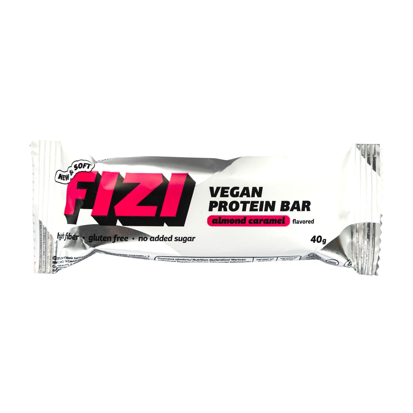 FIZI Almond Caramel Protein Bar